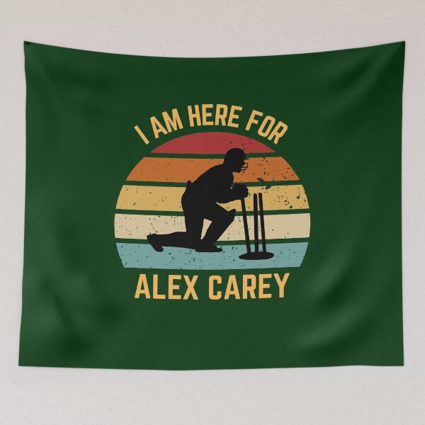 Item preview, i am here for Alex Carey designed and sold by sydney-syder.