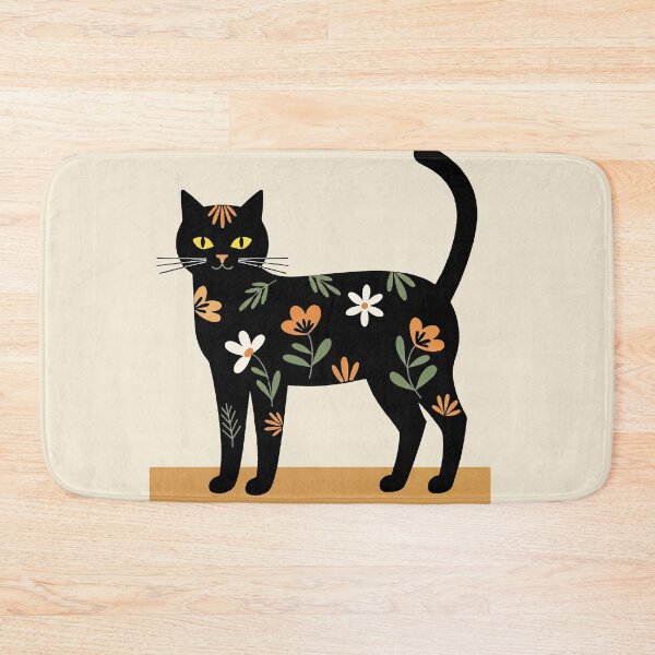 Item preview, Black cat designed and sold by Design4uStudio.