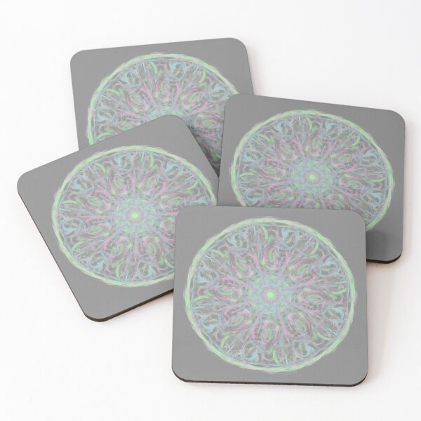 Item preview, Pastel mandala - Grey background  designed and sold by Josephine Ethereal.