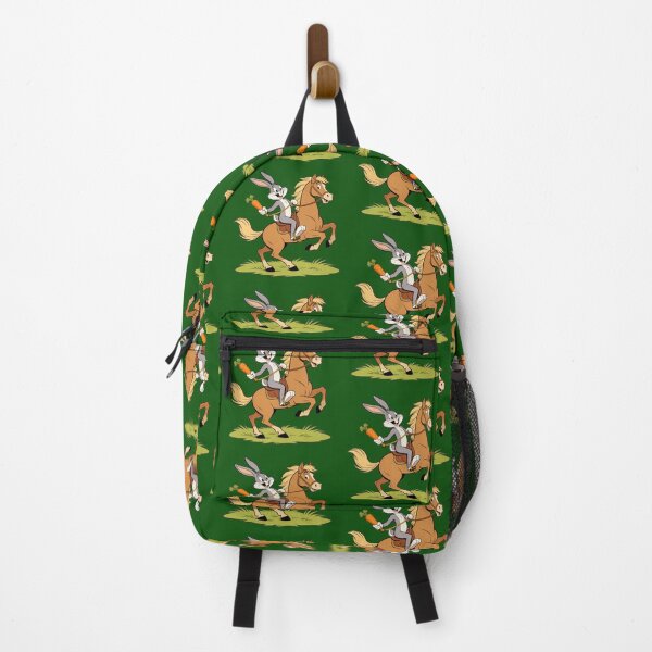 Item preview, Funny Cartoon Rabbit Riding Horse with Carrot – Western Parody Art designed and sold by zohocreations.