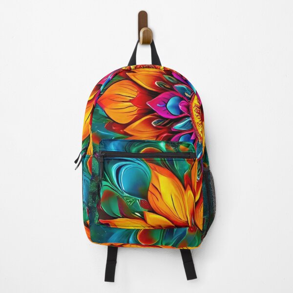 Item preview, Colorful mandala flower in a spiritual style designed and sold by Mianku | Für das Leben.