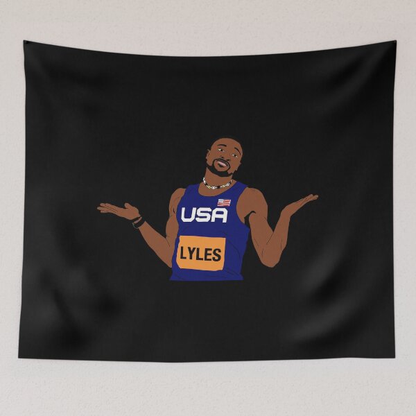 Item preview, Noah Lyles Sprinter Track & Field Olympics Paris  designed and sold by imandeebeale.