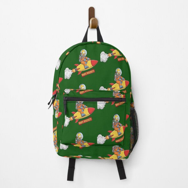 Item preview, Funny Cartoon Astronaut Riding Rocket – Space Comedy Parody Art designed and sold by zohocreations.