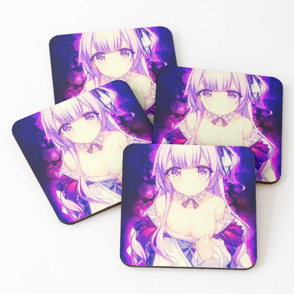 Item preview, Unicorn Gentle Azur Lane Girl Surrounded By Dreamy Purple Light designed and sold by thedarvills.