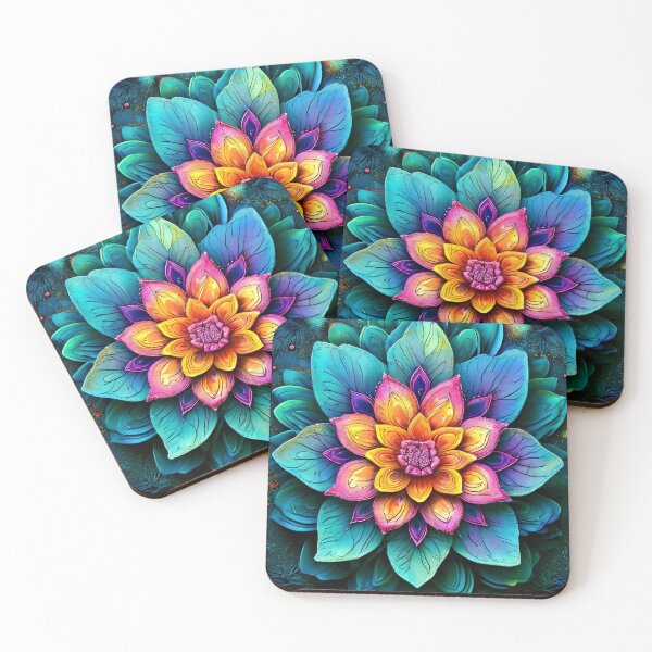 Item preview, A detailed depiction of a luminous lotus blossom designed and sold by Mianku | Für das Leben.