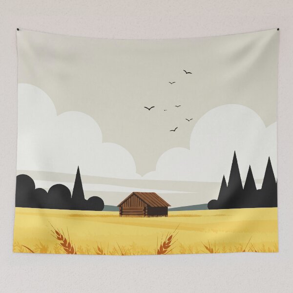 Item preview, Wheat crop field designed and sold by Design4uStudio.