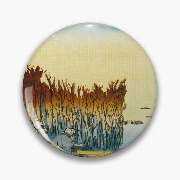 Item preview, Omori Seaweed Gathering - Vintage Japanese Landscape Print designed and sold by Open Canvas.