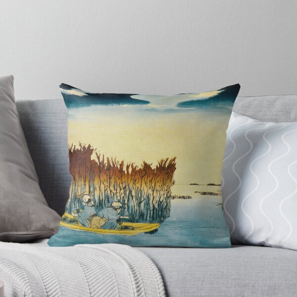 Item preview, Omori Seaweed Gathering - Vintage Japanese Landscape Print designed and sold by Open Canvas.