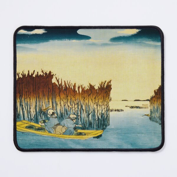 Item preview, Omori Seaweed Gathering - Vintage Japanese Landscape Print designed and sold by Open Canvas.