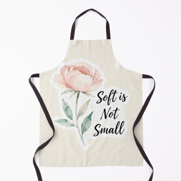 Item preview, Soft Is Not Small Floral Quote Sticker designed and sold by Velavue .