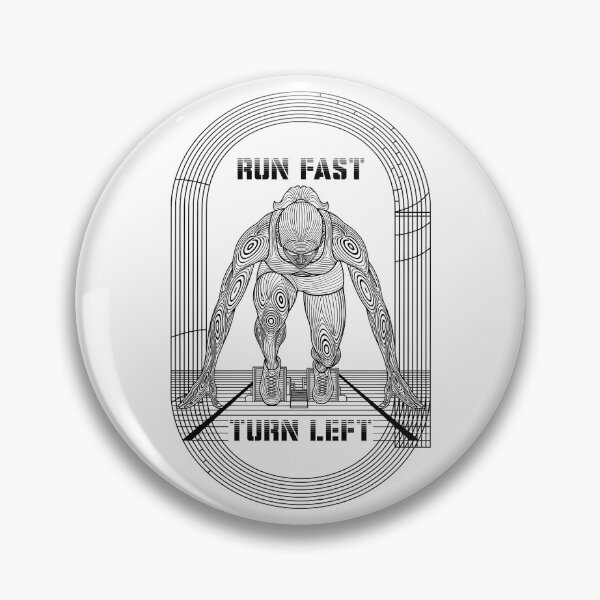 Item preview, Run Fast Turn Left Track And Field Runner Sprinter Woman designed and sold by GrandeDuc.