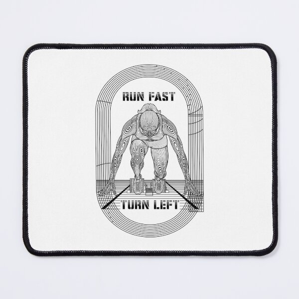 Item preview, Run Fast Turn Left Track And Field Runner Sprinter Woman designed and sold by GrandeDuc.
