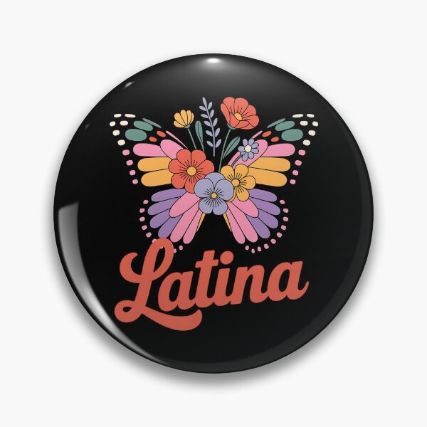 Item preview, Cute Floral Latina Butterfly Sticker designed and sold by Suzy Perez Art.