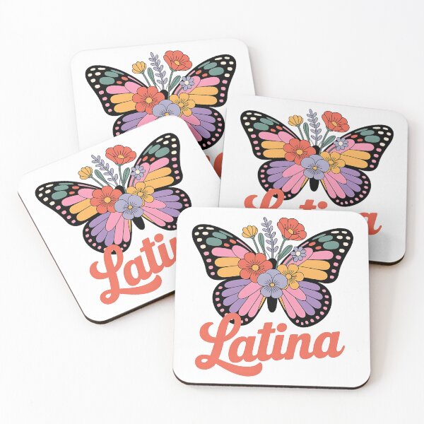 Item preview, Cute Floral Latina Butterfly Sticker designed and sold by Suzy Perez Art.