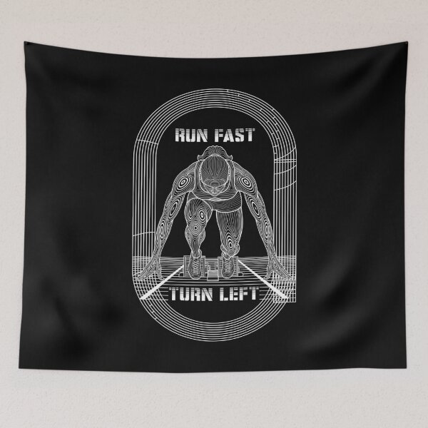 Item preview, Run Fast Turn Left Track And Field Runner Sprinter Woman designed and sold by GrandeDuc.