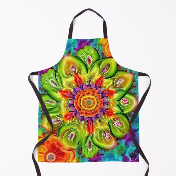 Artikelvorschau, Blumenmandala in leuchtenden Farbexplosionen entworfen und verkauft von Mianku | Für das Leben.