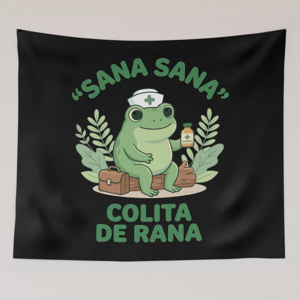 Item preview, Sana Sana Colita De Rana Mexican Nurse Frog designed and sold by tinglatoravi.