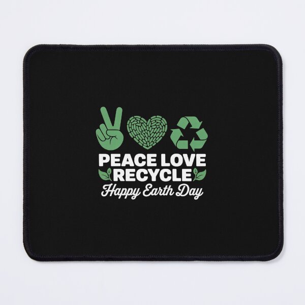 Item preview, Earth Day April 22 Peace Love Recycle Recycling Teacher Kids designed and sold by nicomitchell.