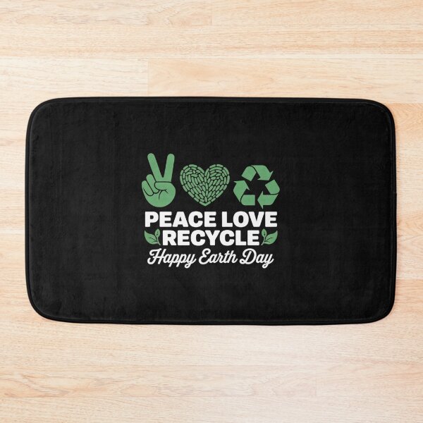 Item preview, Earth Day April 22 Peace Love Recycle Recycling Teacher Kids designed and sold by nicomitchell.