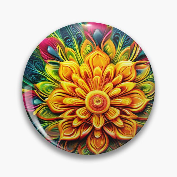 Item preview, Colorful, vibrant, abstract floral illustration designed and sold by Mianku | Für das Leben.