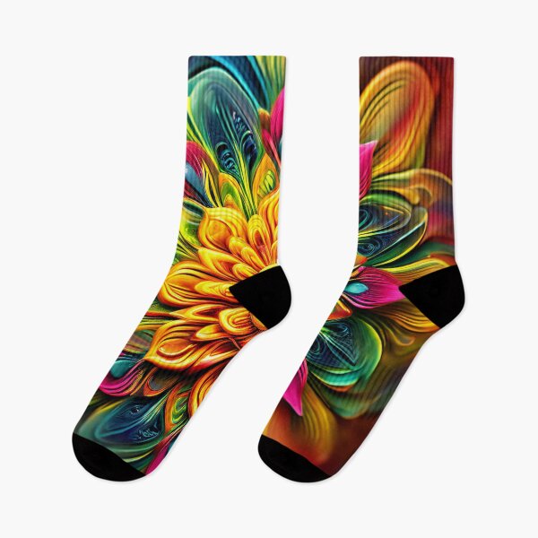 Item preview, Colorful, vibrant, abstract floral illustration designed and sold by Mianku | Für das Leben.