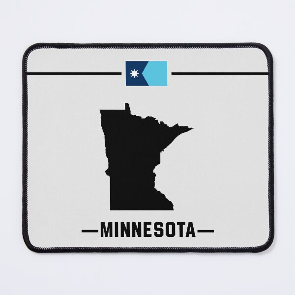 Item preview, Minnesota State Pride - New Official Flag Silhouette designed and sold by mashmosh.