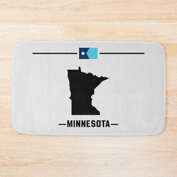 Item preview, Minnesota State Pride - New Official Flag Silhouette designed and sold by mashmosh.
