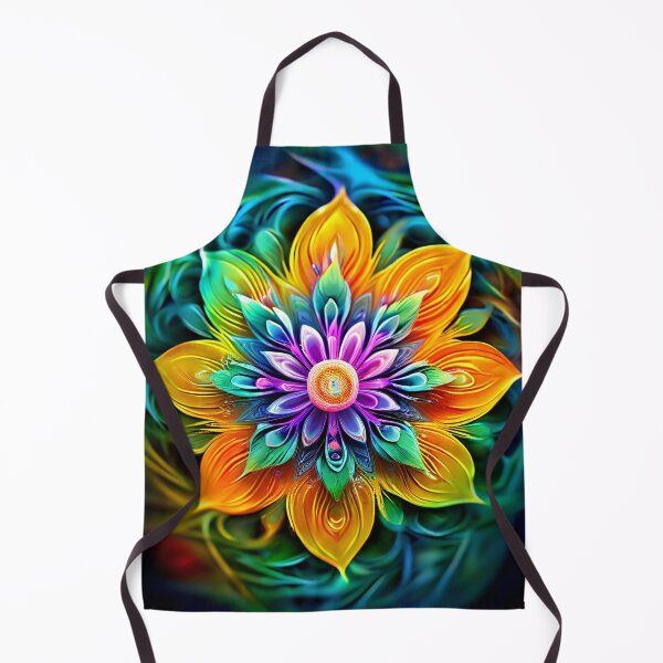 Artikelvorschau, Farbenfrohe Mandala-Blume in leuchtenden Tönen entworfen und verkauft von Mianku | Für das Leben.