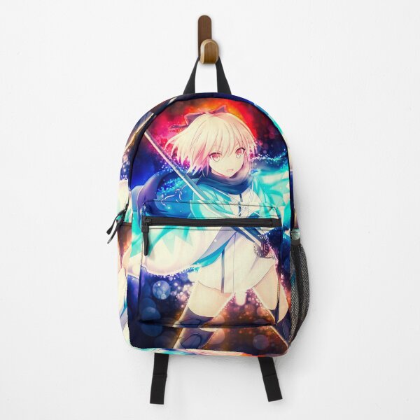 Item preview, Okita Souji Sakura Saber Elegant Warrior Shining With Blue Samurai Anime Spirit designed and sold by thedarvills.
