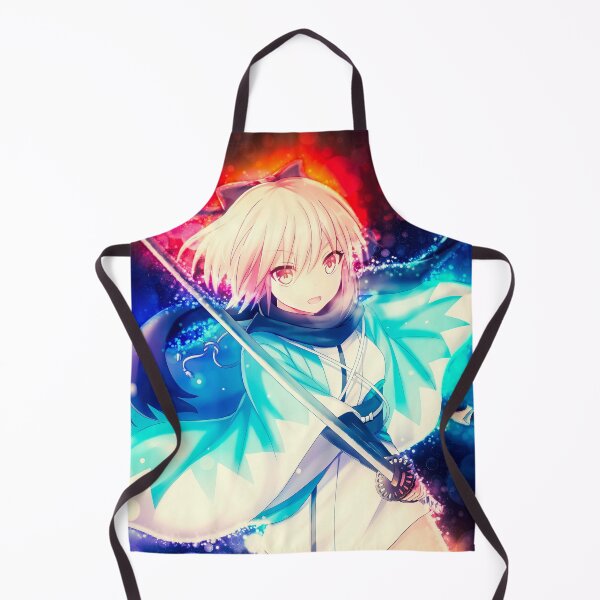 Item preview, Okita Souji Sakura Saber Elegant Warrior Shining With Blue Samurai Anime Spirit designed and sold by thedarvills.