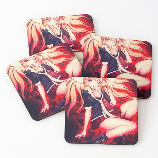 Item preview, Mukuro Ikusaba Fierce Danganronpa Warrior In Fiery Red Shadows designed and sold by thedarvills.