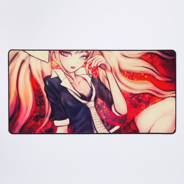 Item preview, Mukuro Ikusaba Fierce Danganronpa Warrior In Fiery Red Shadows designed and sold by thedarvills.