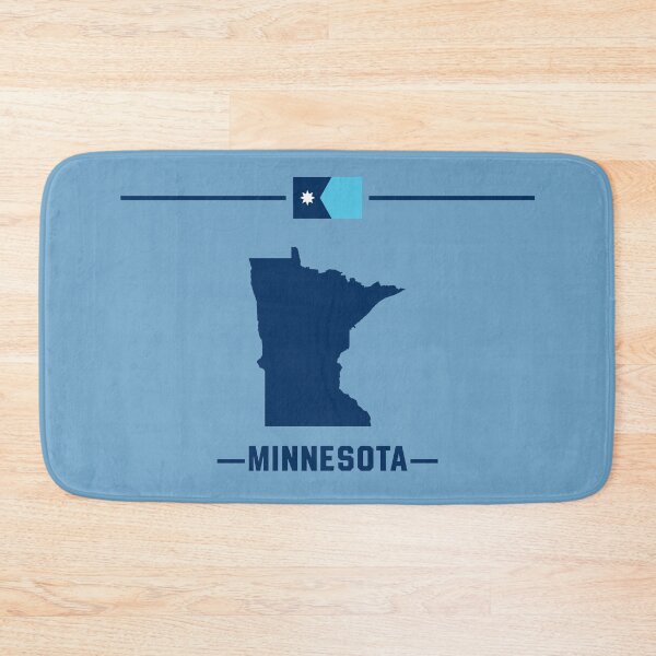 Item preview, Minnesota State Pride - New Official Flag & Map Silhouette designed and sold by mashmosh.