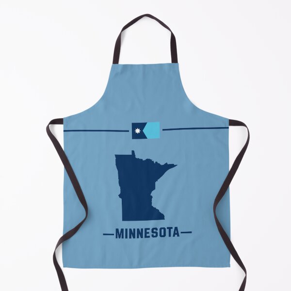 Item preview, Minnesota State Pride - New Official Flag & Map Silhouette designed and sold by mashmosh.