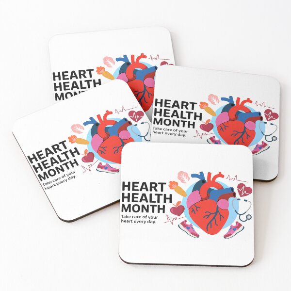 Item preview, heart health month designed and sold by Krzepcia.