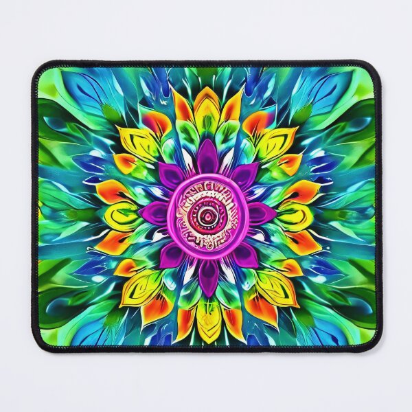 Item preview, Colorful floral mandala with ornaments designed and sold by Mianku | Für das Leben.