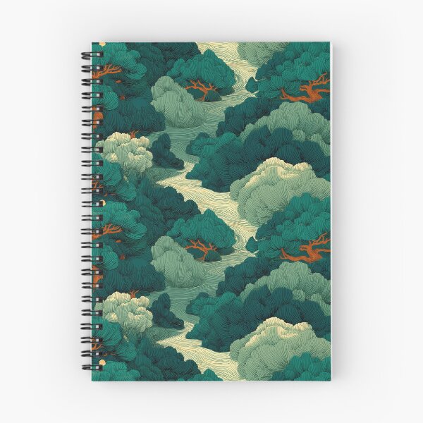 Item preview, Flowing Forest Grove with Stylized Trees designed and sold by Art of Ngu.