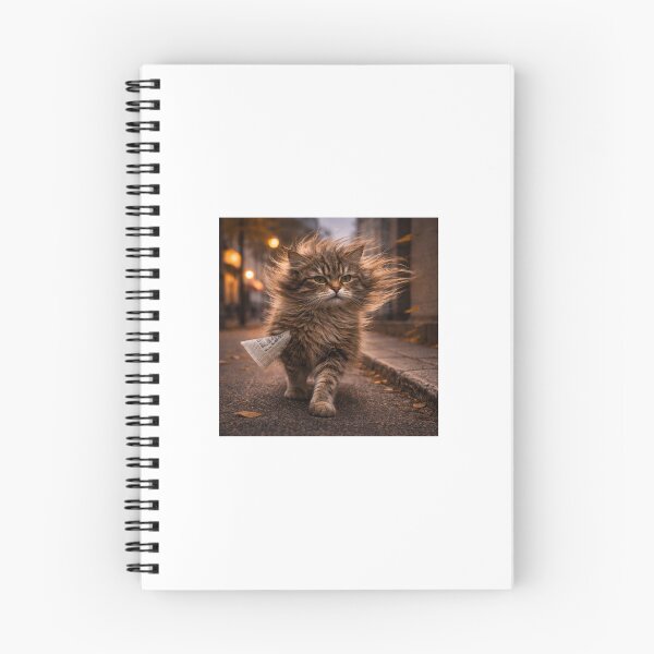 Item preview,  Urban Wind Cat – Quiet Strength in Motion designed and sold by LovelyCatGalaxy.