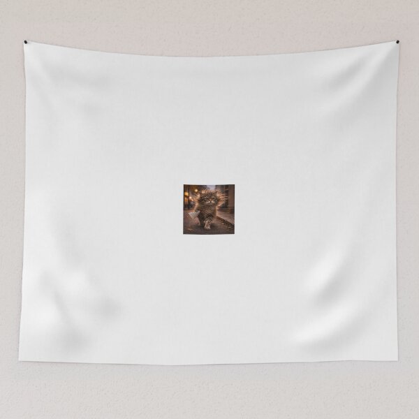 Item preview,  Urban Wind Cat – Quiet Strength in Motion designed and sold by LovelyCatGalaxy.