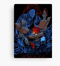 Dungeons, Dice and Dragons - THE DM Canvas Print