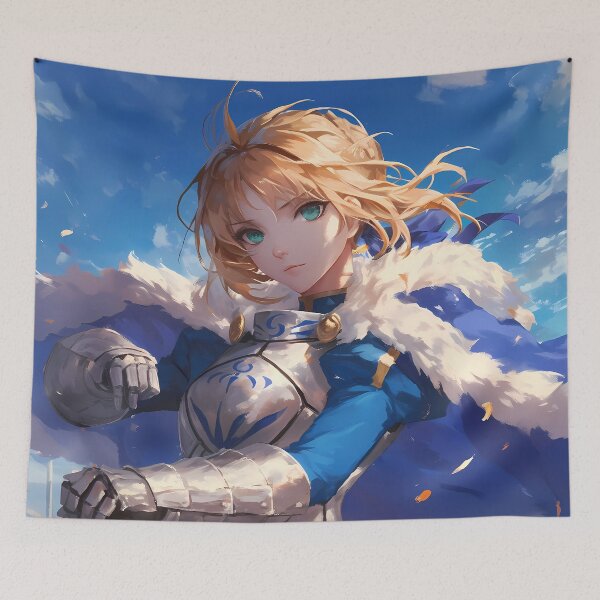 Item preview, Saber Fate Stay Night Anime Noble Sword Maiden Valor designed and sold by thedarvills.