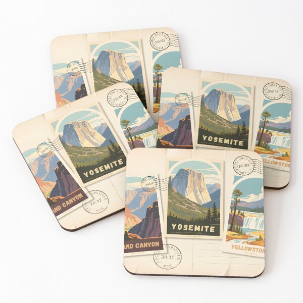 Item preview, Vintage WPA national parks posters designed and sold by Koalangel.