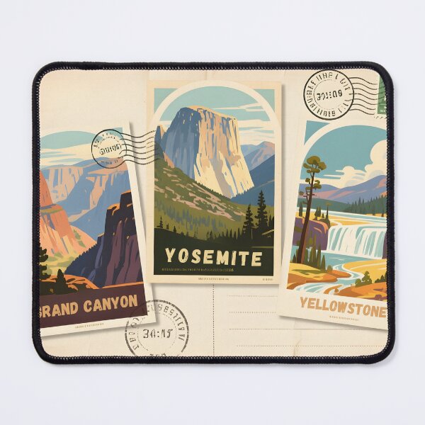 Item preview, Vintage WPA national parks posters designed and sold by Koalangel.