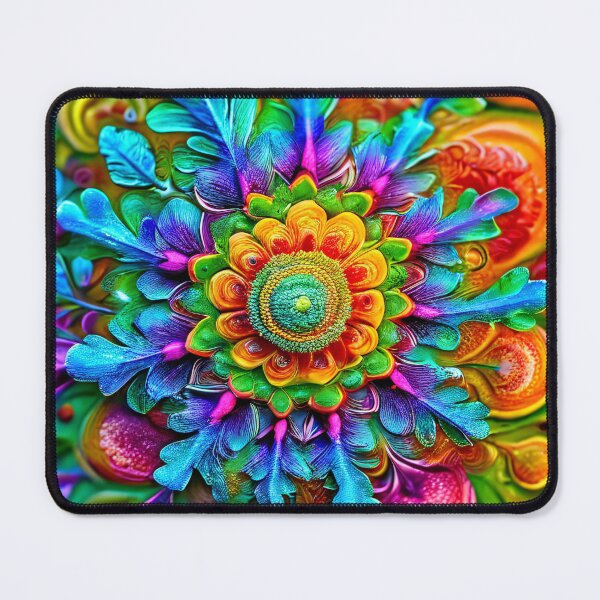 Item preview, Colorful abstract floral pattern with depth designed and sold by Mianku | Für das Leben.