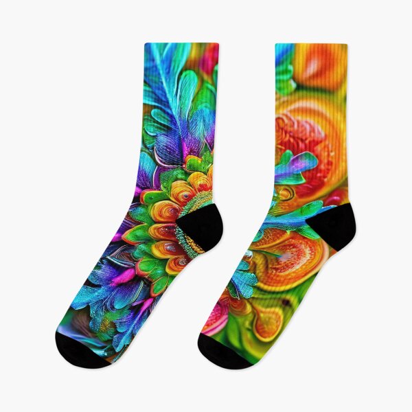 Item preview, Colorful abstract floral pattern with depth designed and sold by Mianku | Für das Leben.