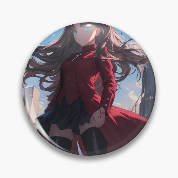 Item preview, Rin Tohsaka Fate Stay Night Anime Mystical Mage Crimson designed and sold by thedarvills.