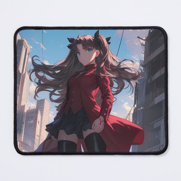 Item preview, Rin Tohsaka Fate Stay Night Anime Mystical Mage Crimson designed and sold by thedarvills.