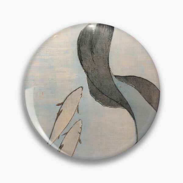 Item preview, Catfish and Small Fish - Vintage Japanese Marine Life Print designed and sold by Open Canvas.
