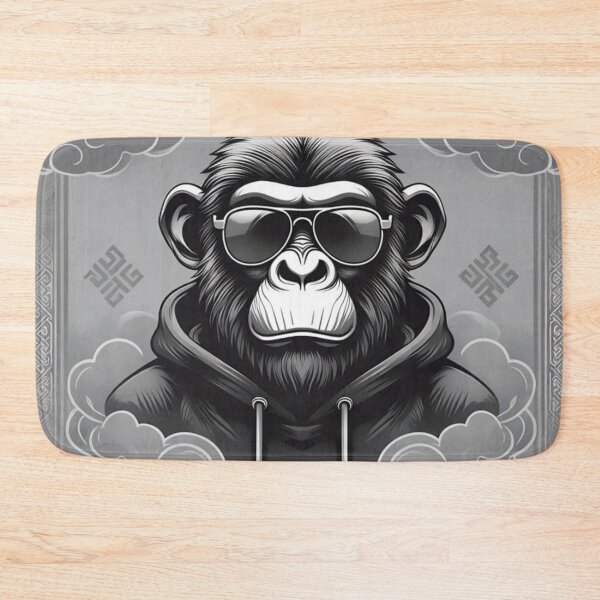 Item preview, Cool Mongolian Ape Streetwear Pattern designed and sold by ChinzorigBAY.