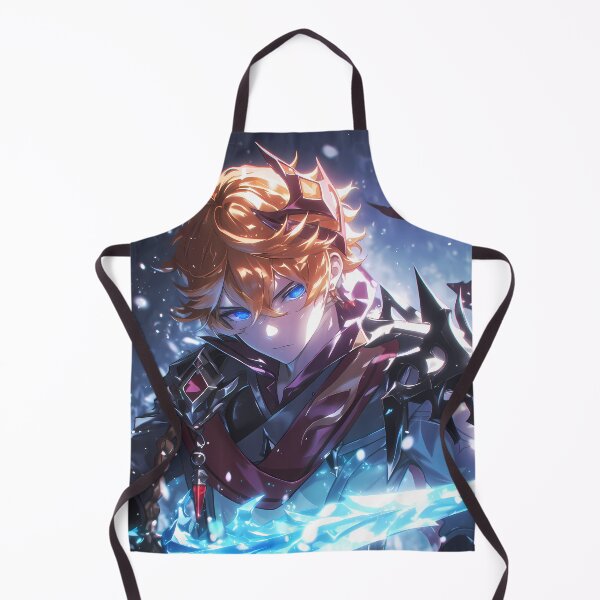 Artikelvorschau, Childe Tartaglia, Genshin Impact, Anime-Junge, Frosted Blade Warrior entworfen und verkauft von thedarvills.